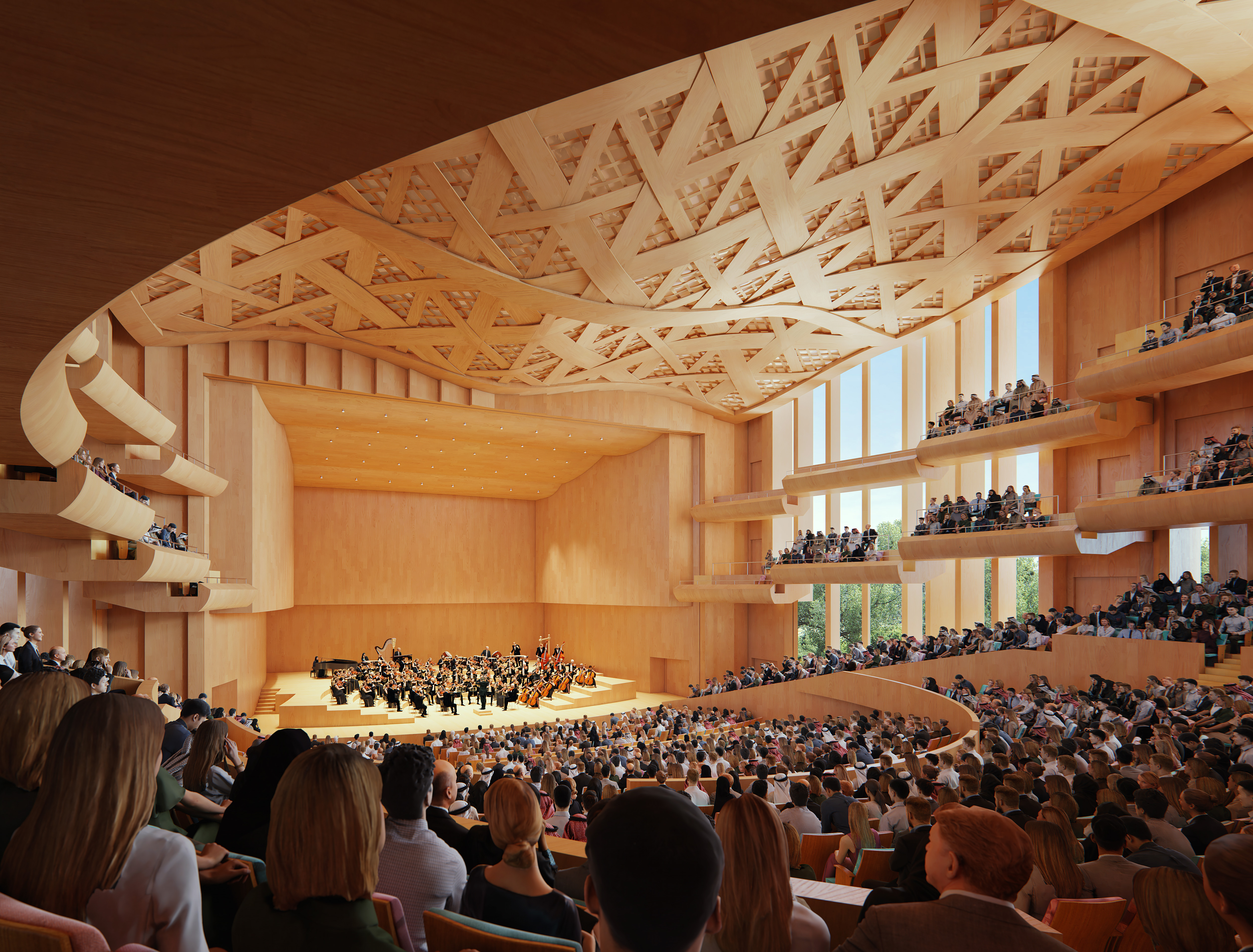 Concert Hall — auditorium seating (confidential)
